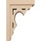 Ekena Millwork 11"W x 22"D x 33"H Classic Sheridan Rough Cedar Woodgrain TimberThane Corbel, Primed Tan CORUR11X22X33SHERCPR - alternate 3